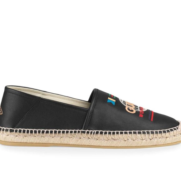 Gucci Worldwide Slip on Espadrilles in Black - Picture 4 of 7